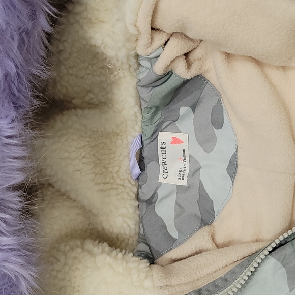 Crew cuts 3T Girls Winter Camo Jacket - Picture 2 of 6